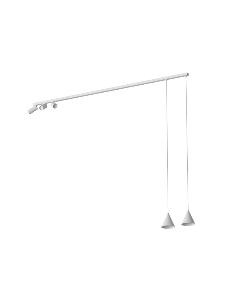 Nowodvorski FOURTY  Lampy sufitowe Sufitowa Max moc 10W only LED GU10 R50, GU10 R35  Biały 11446