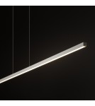 Pendant lamps over the island - Nowodvorski BAR LED M Ceiling Lights Linear Max power 32W LED 3000K White 11581 - product 4