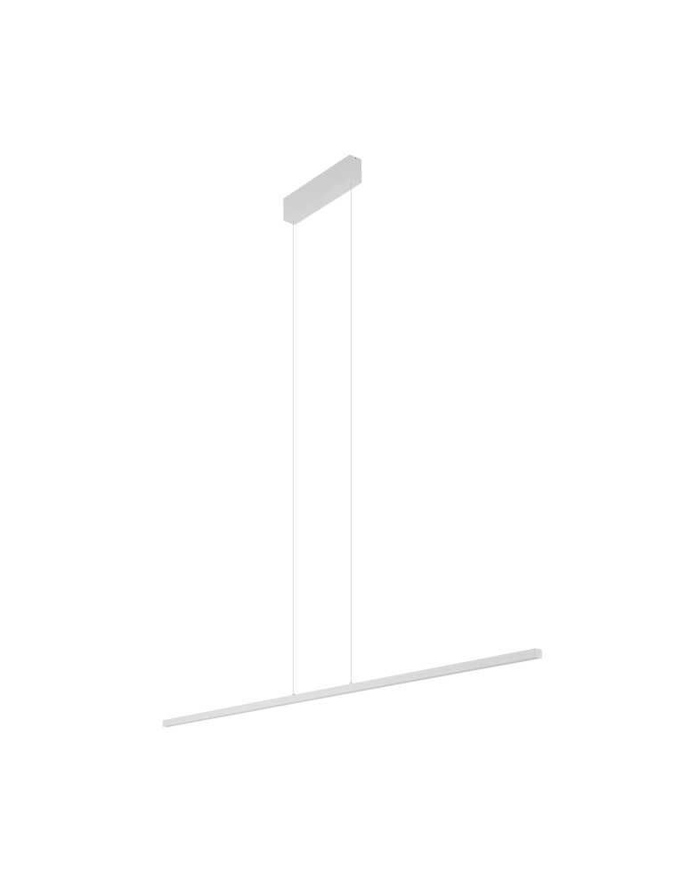 Pendant lamps over the island - Nowodvorski BAR LED M Ceiling Lights Linear Max power 32W LED 4000K White 11582 - product kolory-swiatla.pl 1