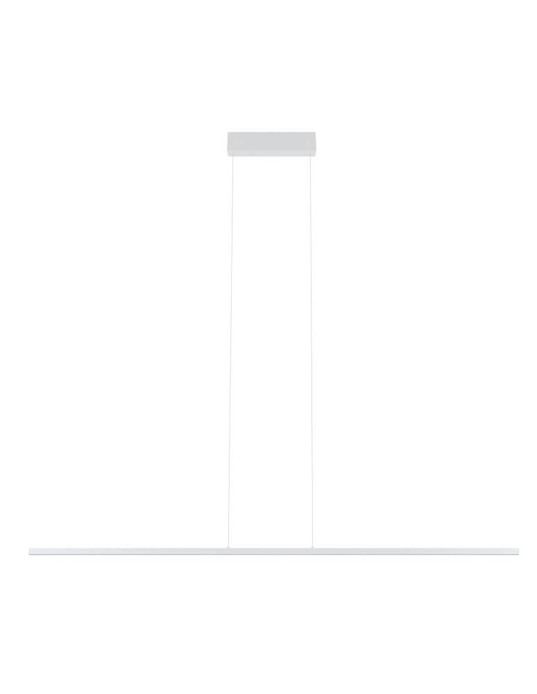 Pendant lamps over the island - Nowodvorski BAR LED M Ceiling Lights Linear Max power 32W LED 4000K White 11582 - product kolory-swiatla.pl 3