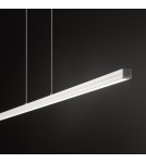 Pendant lamps over the island - Nowodvorski BAR LED S Ceiling Lights Linear Max power 27W LED 4000K White 11584 - product 4