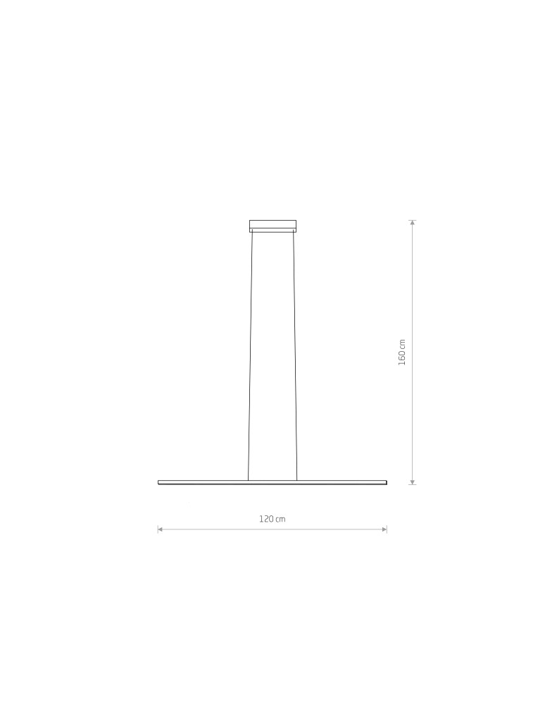 Pendant lamps over the island - Nowodvorski BAR LED S Ceiling Lights Linear Max power 27W LED 4000K White 11584 - product kolory-swiatla.pl 6