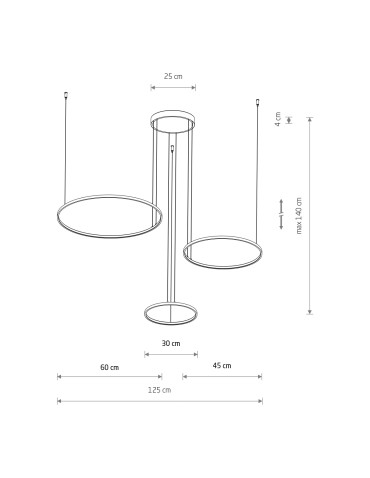 Nowodvorski CIRCOLO LED  Lampy sufitowe Lampy wiszące Max moc 45W LED  3000K Biały 11602 - produkt 2