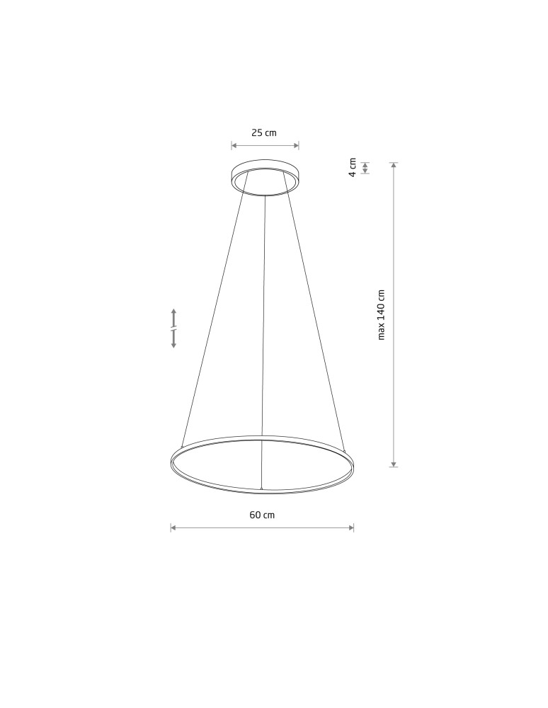 Nowodvorski CIRCOLO LED M  Lampy sufitowe Lampy wiszące Max moc 21W LED  3000K Biały 11604
