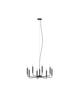 Nowodvorski ORTO  Lampy sufitowe Żyrandol Max moc 10W only LED E14  Czarny 11460