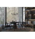 Nowodvorski ORTO  Lampy sufitowe Żyrandol Max moc 10W only LED E14  Czarny 11460