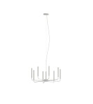 Nowodvorski ORTO  Lampy sufitowe Żyrandol Max moc 10W only LED E14  Silk gray 11461