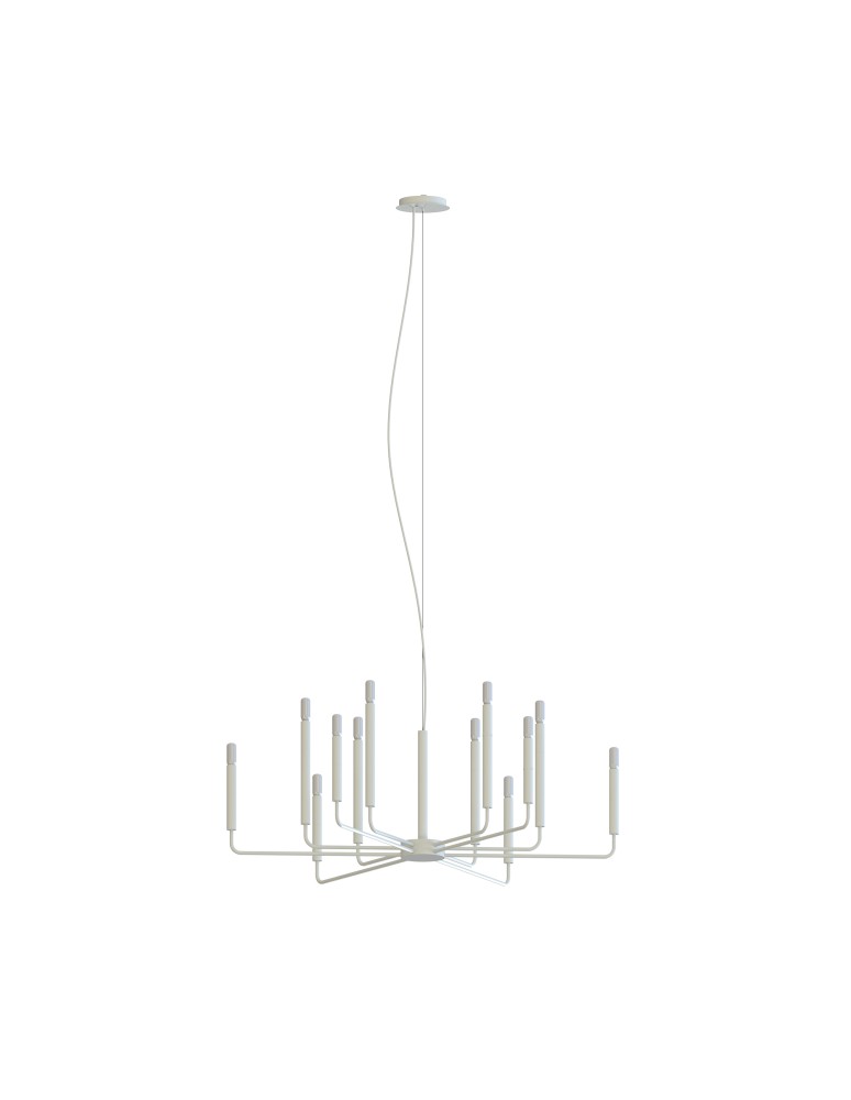 Modern chandeliers - Nowodvorski ORTO A Ceiling Lamps Chandelier Max power 10W only LED E14 Silk gray 11463 - product kolory-swiatla.pl 1