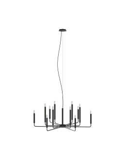 Nowodvorski ORTO A  Lampy sufitowe Żyrandol Max moc 10W only LED E14  Czarny 11462