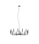 Modern chandeliers - Nowodvorski ORTO B Ceiling Lamps Chandelier Max power 10W only LED E14 Black 11464 - product 1