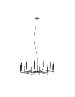 Nowodvorski ORTO B Ceiling Lamps Chandelier Max power 10W only LED E14 Black 11464