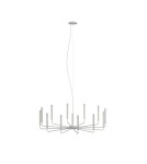 Modern chandeliers - Nowodvorski ORTO B Ceiling Lamps Chandelier Max power 10W only LED E14 Silk gray 11465 - product 1