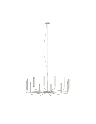 Nowodvorski ORTO B Ceiling Lamps Chandelier Max power 10W only LED E14 Silk gray 11465