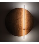 Wooden wall lamps - Nowodvorski SUNSET LED D Wall Sconces Max moc 7W LED 3000K Dark wood 11432 - product 2