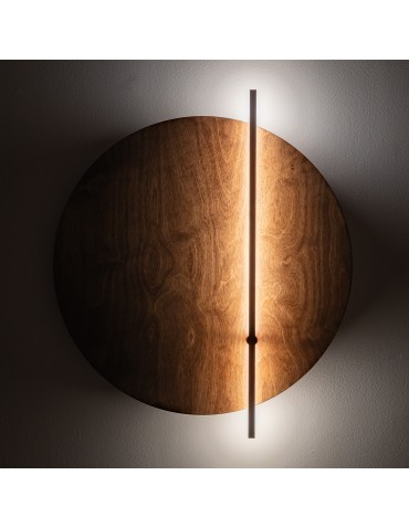 Nowodvorski SUNSET LED D  Ścienna Kinkiety Max moc 7W LED  3000K Ciemne drewno 11432 - produkt 2