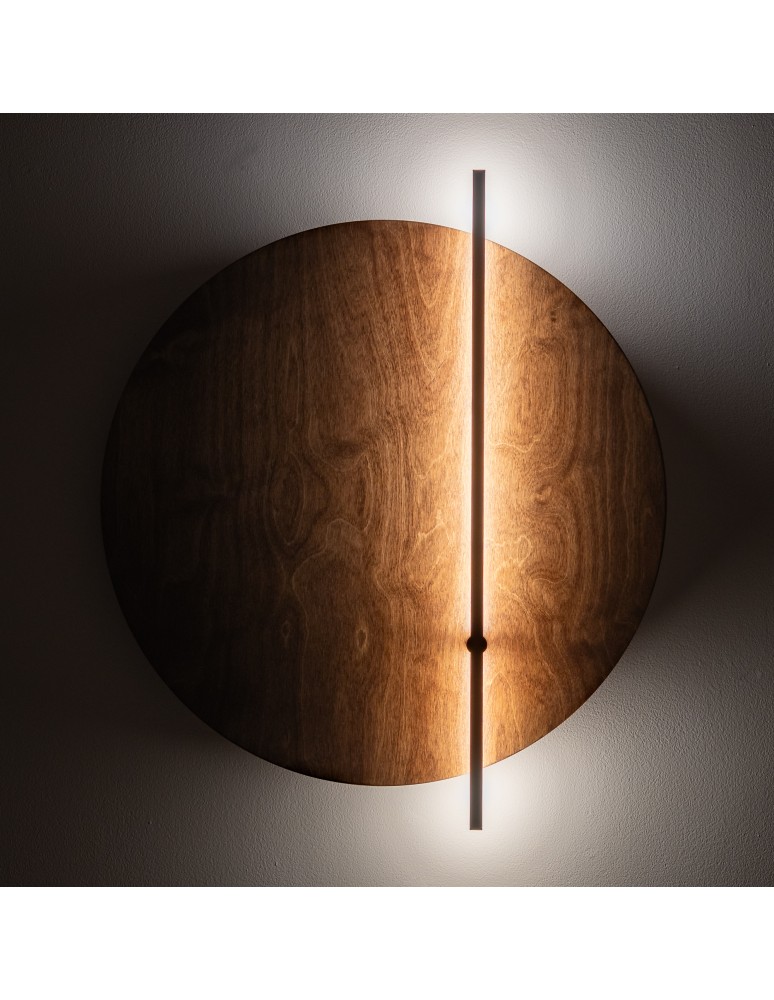 Nowodvorski SUNSET LED D  Ścienna Kinkiety Max moc 7W LED  3000K Ciemne drewno 11432