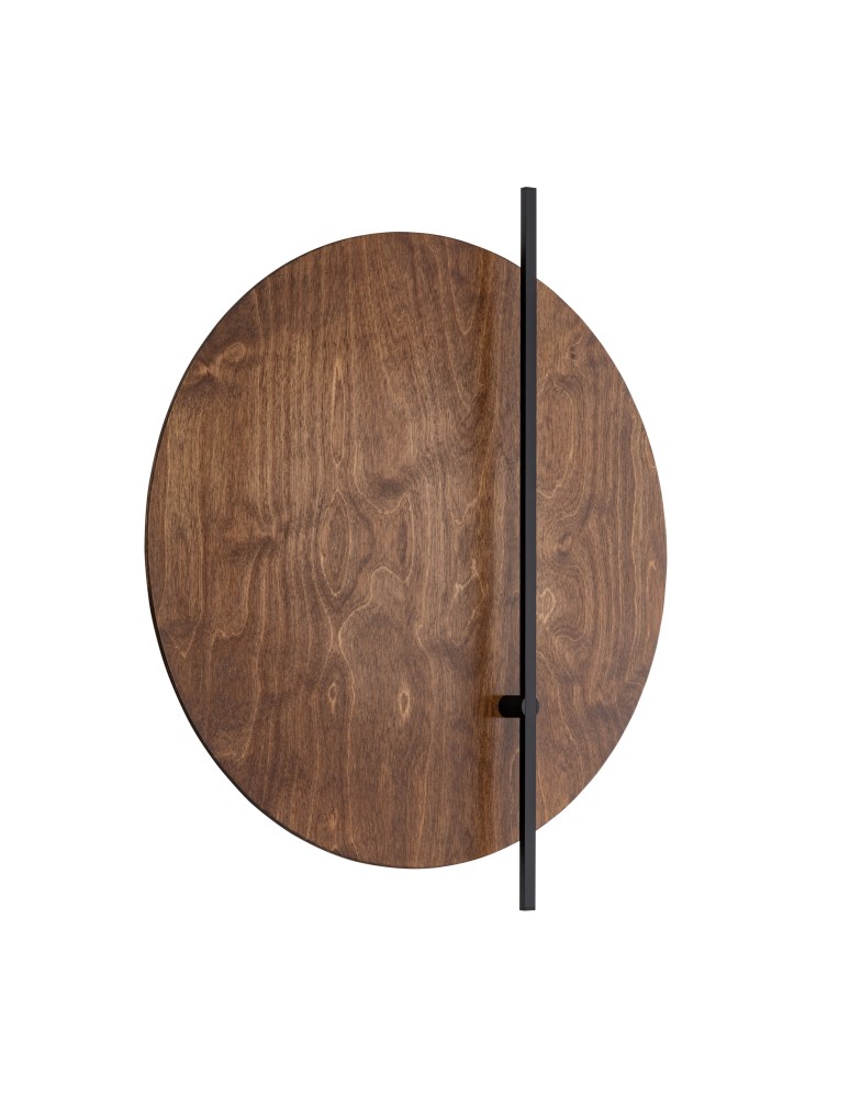 Wooden wall lamps - Nowodvorski SUNSET LED D Wall Sconces Max moc 7W LED 3000K Dark wood 11432 - product kolory-swiatla.pl 3