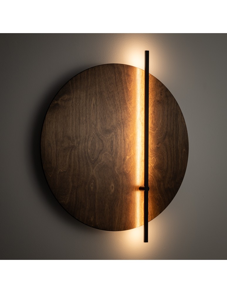 Nowodvorski SUNSET LED D  Ścienna Kinkiety Max moc 7W LED  3000K Ciemne drewno 11432