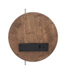 Wooden wall lamps - Nowodvorski SUNSET LED D Wall Sconces Max moc 7W LED 3000K Dark wood 11432 - product 7