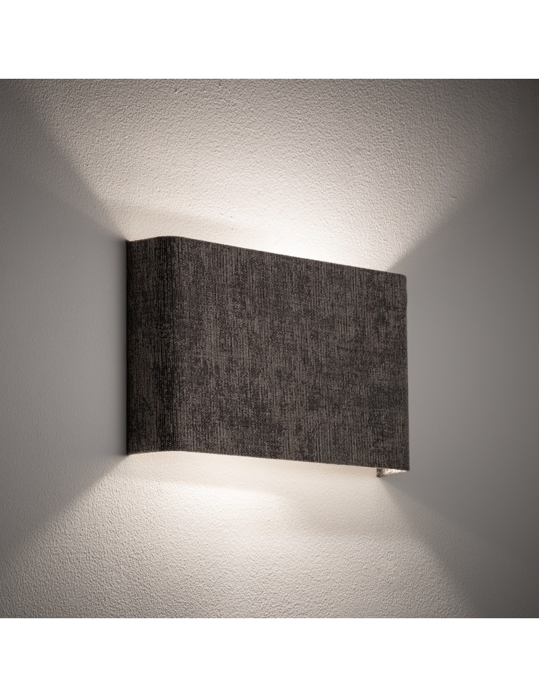Wall lamps with lampshade - Nowodvorski LAGO B Wall Mounts Max power 10W only LED G9 Grey 11678 - product kolory-swiatla.pl 2