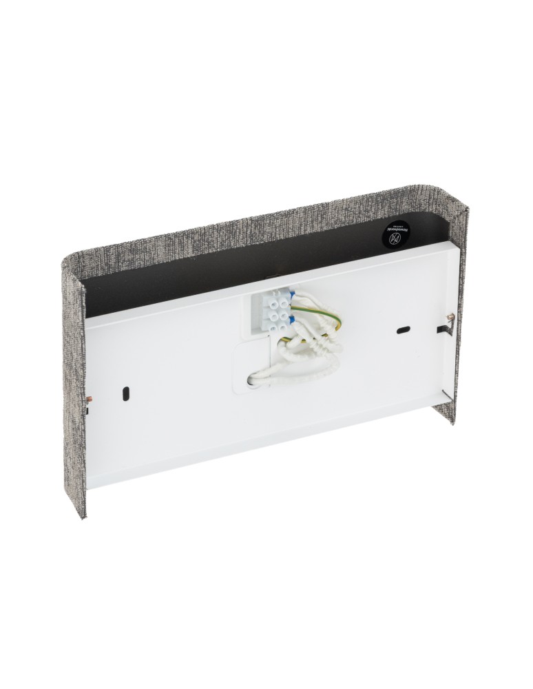 Wall lamps with lampshade - Nowodvorski LAGO B Wall Mounts Max power 10W only LED G9 Grey 11678 - product kolory-swiatla.pl 6