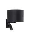 View Nowodvorski LUSSO Wall mounted Adjustable with switch Max wattage 10W only LED, 10W only LED E27, GU10 R35 Black 11521