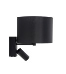 Reading wall lamps - Nowodvorski LUSSO Wall mounted Adjustable with switch Max wattage 10W only LED, 10W only LED E27, GU10 R35 Black 11521 - product 3