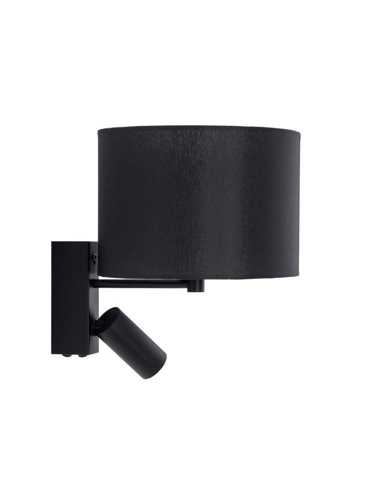 Nowodvorski LUSSO  Ścienna Regulowany z włącznikiem Max moc 10W only LED, 10W only LED E27, GU10 R35  Czarny 11521