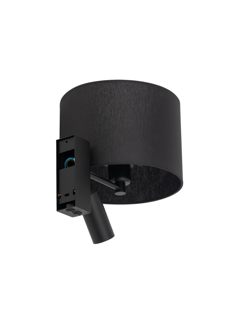 Reading wall lamps - Nowodvorski LUSSO Wall mounted Adjustable with switch Max wattage 10W only LED, 10W only LED E27, GU10 R35 Black 11521 - product kolory-swiatla.pl 4