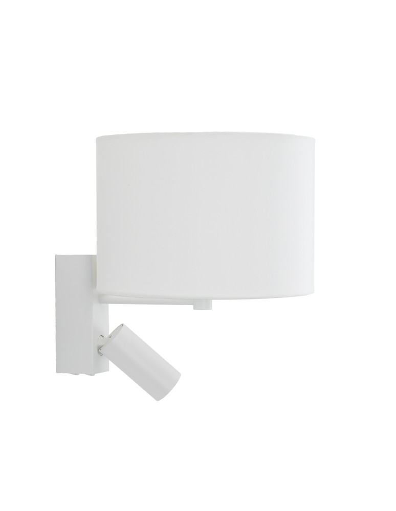 Reading wall lamps - Nowodvorski LUSSO Wall mounted Adjustable with switch Max wattage 10W only LED, 10W only LED E27, GU10 R35 White 11520 - product kolory-swiatla.pl 3