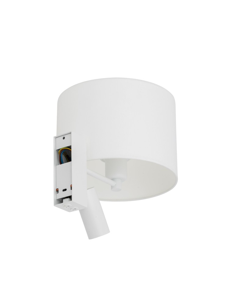 Nowodvorski LUSSO  Ścienna Regulowany z włącznikiem Max moc 10W only LED, 10W only LED E27, GU10 R35  Biały 11520