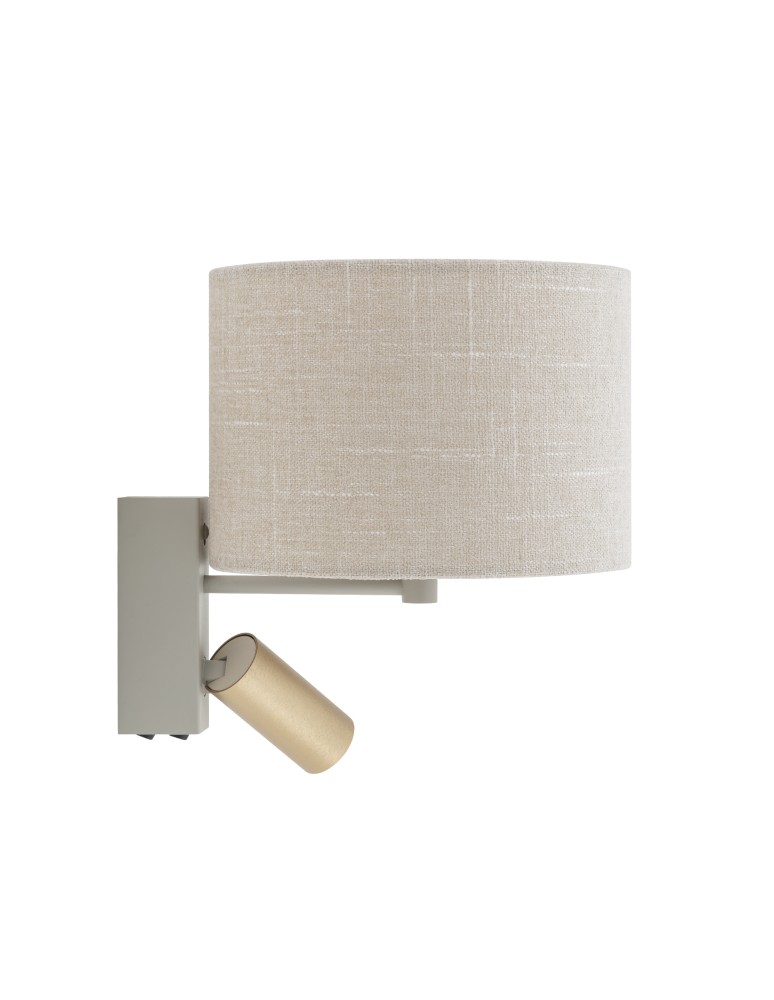 Nowodvorski SANTANA A  Ścienna Regulowany z włącznikiem Max moc 10W only LED, 10W only LED E27, GU10 R35  Kremowy 11654