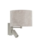 Nowodvorski CEDRO A  Ścienna Regulowany z włącznikiem Max moc 10W only LED, 10W only LED E27, GU10 R35  Beż 11668