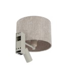 Nowodvorski CEDRO A  Ścienna Regulowany z włącznikiem Max moc 10W only LED, 10W only LED E27, GU10 R35  Beż 11668