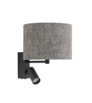Reading wall lamps - Nowodvorski LAGO A Wall-mounted Adjustable with switch Max wattage 10W only LED, 10W only LED E27, GU10 R35 Grey 11677 - product 1