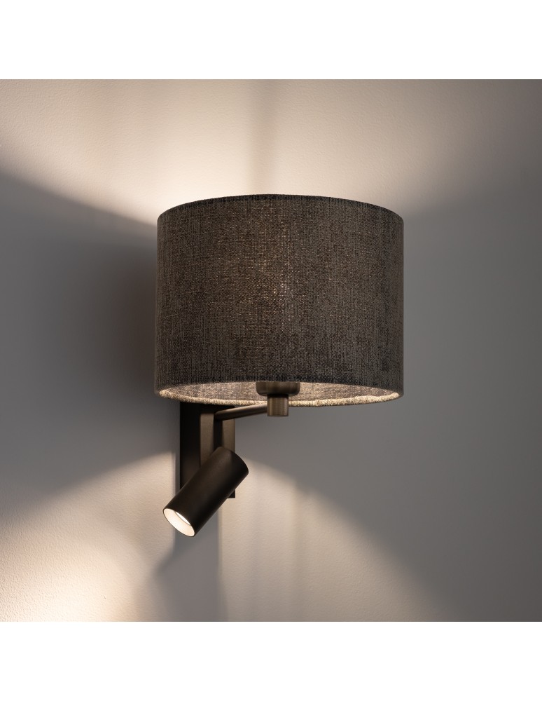 Reading wall lamps - Nowodvorski LAGO A Wall-mounted Adjustable with switch Max wattage 10W only LED, 10W only LED E27, GU10 R35 Grey 11677 - product kolory-swiatla.pl 2