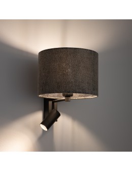 Nowodvorski LAGO A  Ścienna Regulowany z włącznikiem Max moc 10W only LED, 10W only LED E27, GU10 R35  Szary 11677 - produkt 2