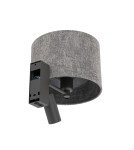 Nowodvorski LAGO A  Ścienna Regulowany z włącznikiem Max moc 10W only LED, 10W only LED E27, GU10 R35  Szary 11677