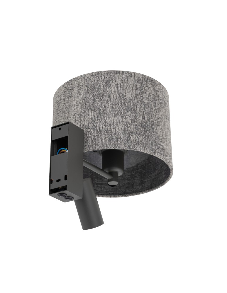 Reading wall lamps - Nowodvorski LAGO A Wall-mounted Adjustable with switch Max wattage 10W only LED, 10W only LED E27, GU10 R35 Grey 11677 - product kolory-swiatla.pl 4