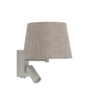 Reading wall lamps - Nowodvorski TUTOIA Wall-mounted Adjustable with switch Max wattage 10W only LED, 10W only LED E27, GU10 R35 Beige 11684 - product 1