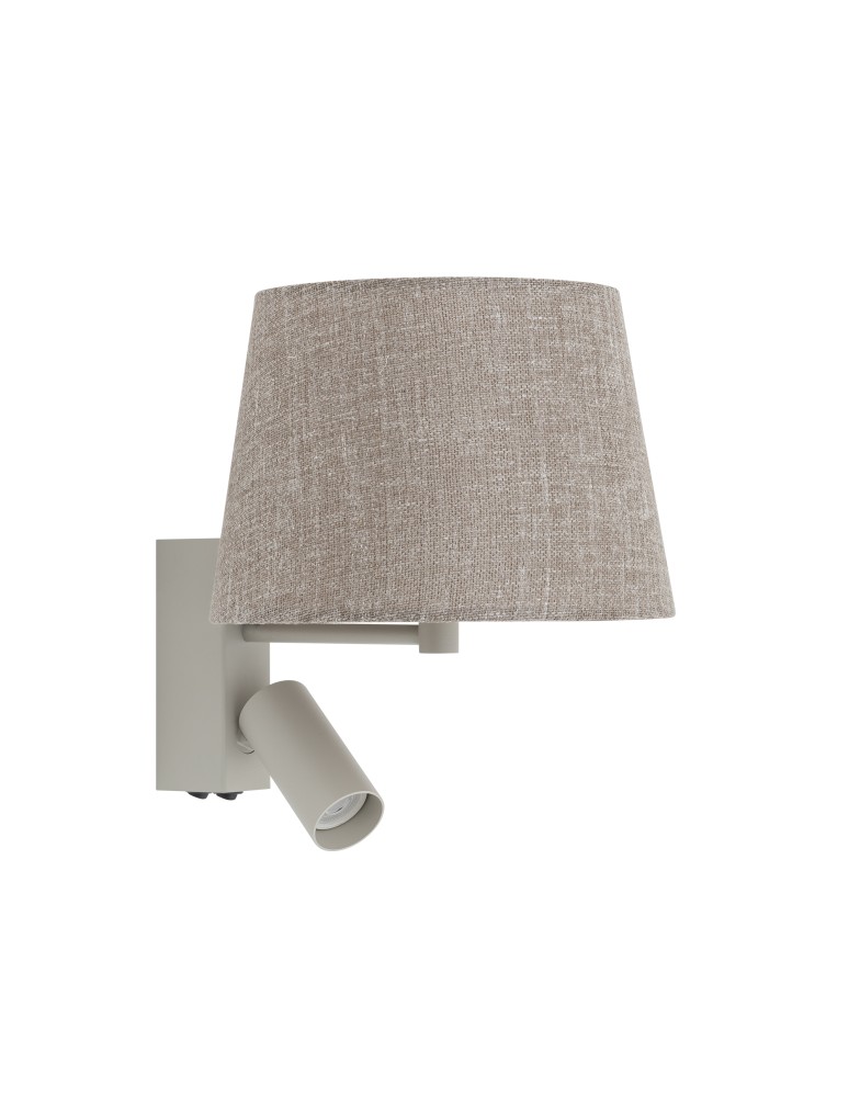 Reading wall lamps - Nowodvorski TUTOIA Wall-mounted Adjustable with switch Max wattage 10W only LED, 10W only LED E27, GU10 R35 Beige 11684 - product kolory-swiatla.pl 1