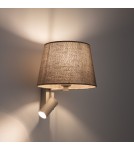 Nowodvorski TUTOIA  Ścienna Regulowany z włącznikiem Max moc 10W only LED, 10W only LED E27, GU10 R35  Beż 11684