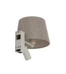 Reading wall lamps - Nowodvorski TUTOIA Wall-mounted Adjustable with switch Max wattage 10W only LED, 10W only LED E27, GU10 R35 Beige 11684 - product 4