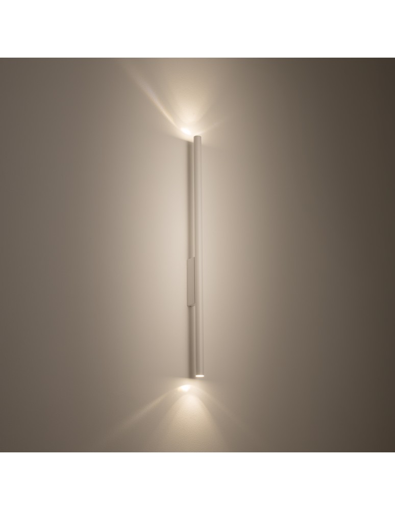 Tube wall lamps - Nowodvorski LASER WALL L Wall Sconces Max power 10W only LED G9 White 11813 - product kolory-swiatla.pl 2