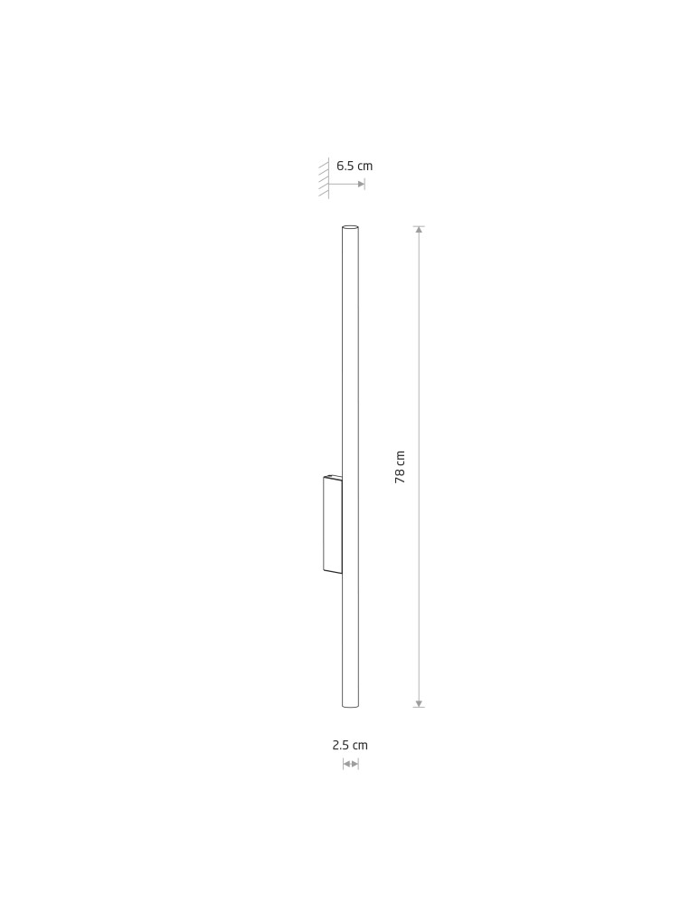 Tube wall lamps - Nowodvorski LASER WALL L Wall Sconces Max power 10W only LED G9 White 11813 - product kolory-swiatla.pl 7