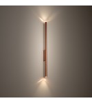 Tube wall lamps - Nowodvorski LASER WALL L Wall Sconces Max wattage 10W only LED G9 Satin Copper 11815 - product 2