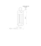 Portable garden lamps - Nowodvorski NALA LED Outdoor Portable Max power 4W LED IP54 2700K White 11537 - product 9