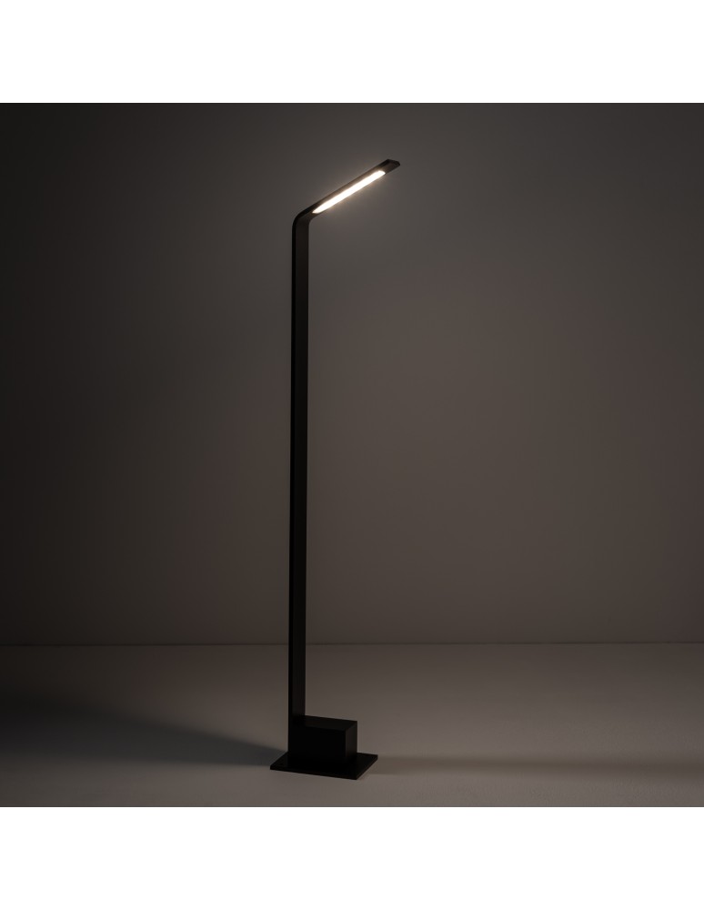 Standing garden lamps - Nowodvorski SLIM LED Outdoor Standing Max power 7W LED IP54 3000K Black 11540 - product kolory-swiatla.pl 2
