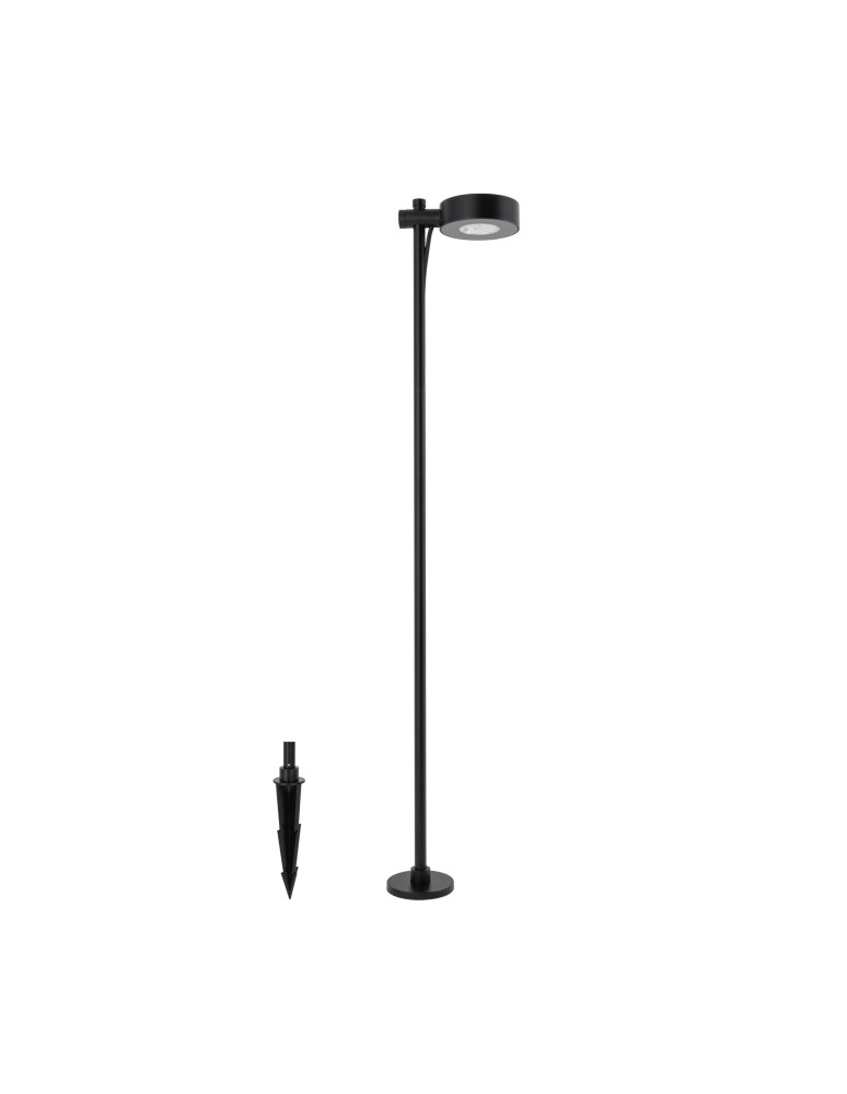 Standing garden lamps - Nowodvorski TESSA LED Outdoor Ground Lamp Max power 7W LED IP54 3000K Black 11541 - product kolory-swiatla.pl 1