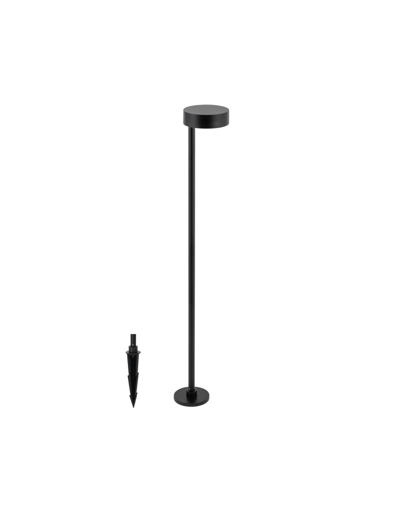 Standing garden lamps - Nowodvorski RUBY LED Outdoor Ground Lamp Max wattage 7W LED IP54 3000K Black 11542 - product kolory-swiatla.pl 3